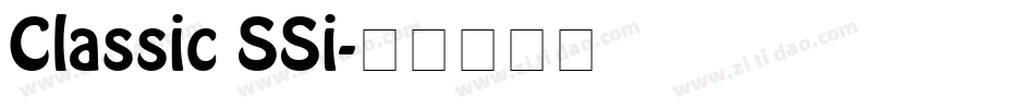 Classic SSi字体转换